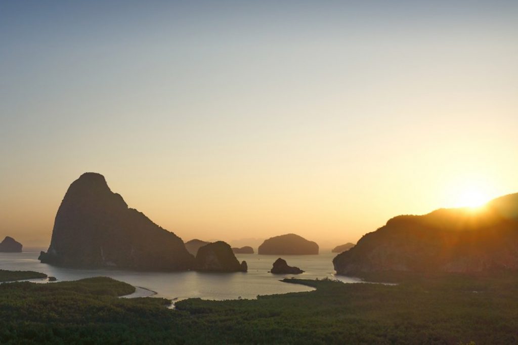 Samet Nangshe viewpoint, Phang Nga Bay, Thailand