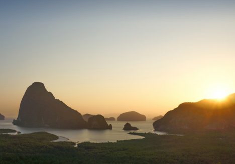 Samet Nangshe viewpoint, Phang Nga Bay, Thailand