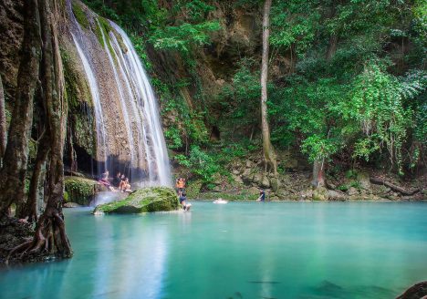 Erawan Waterfalls, Kanchanaburi, Thailand