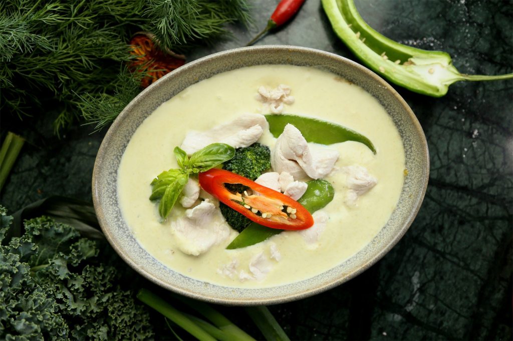 Green curry is a staple in Thailand's popular cuisine.