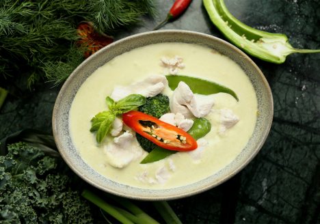 Green curry is a staple in Thailand's popular cuisine.