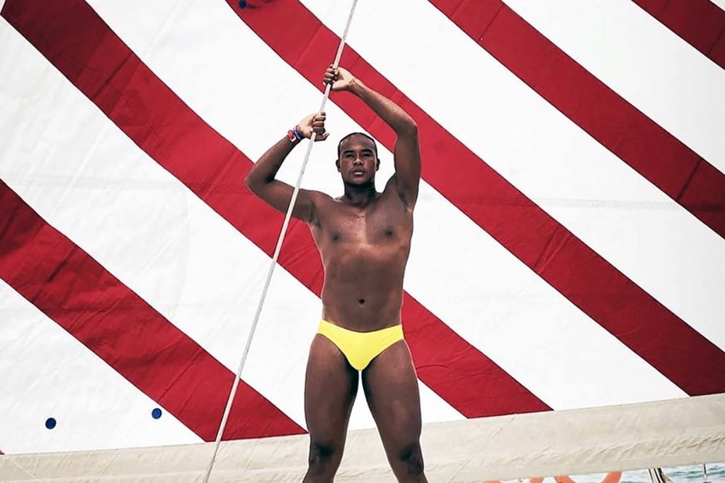 @rusameekae showing off his influencer fashion in Thailand