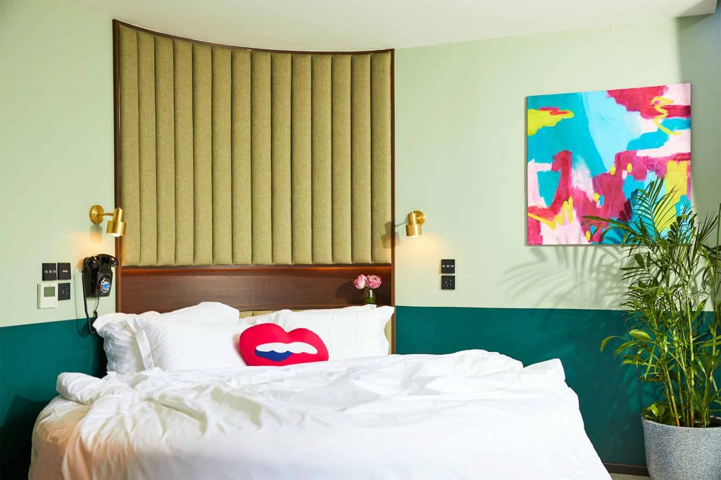 A bedroom at Chi Art Series Hotel, Bangkok, Thailand