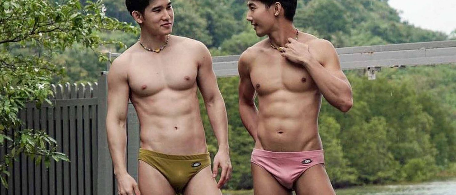 A same-sex couple at a Thai resort, LGBTQ+ Thai influencers on Instagram, Thailand