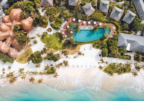 Beachside pool at SAii Phi Phi Island Village, Koh Phi Phi, Thailand