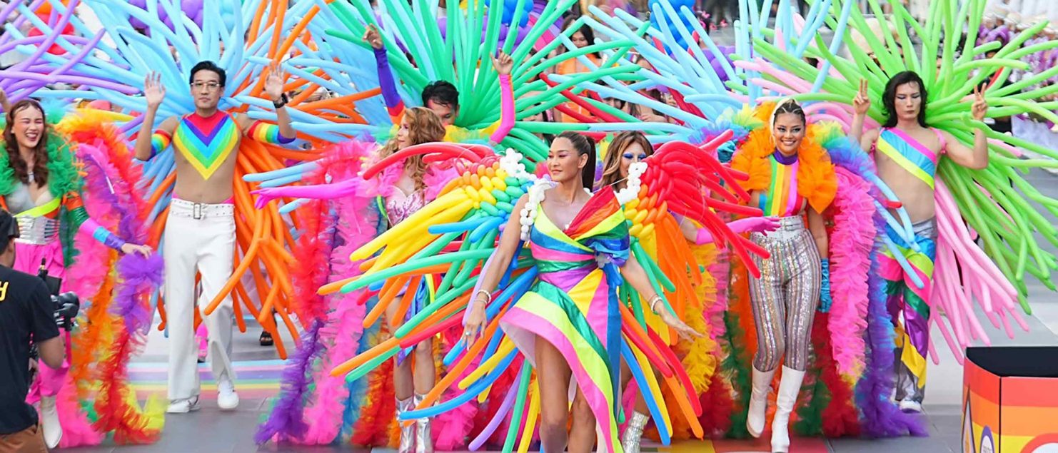 Colourful scenes from Pride Month in Thailand