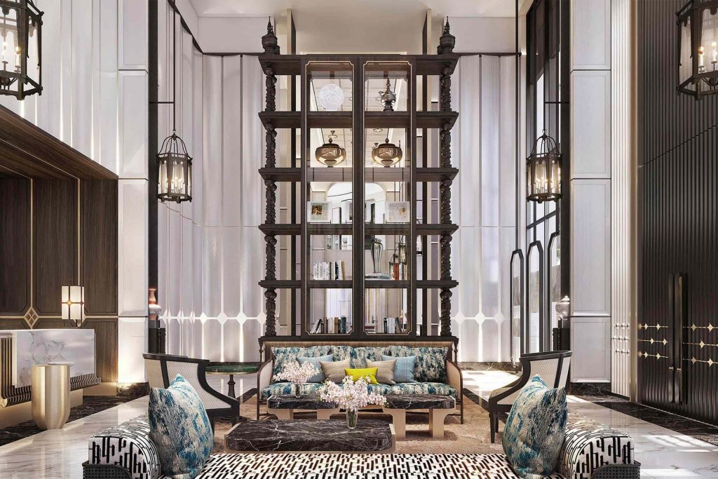 InterContinental Chiang Mai The Mae Ping lobby.