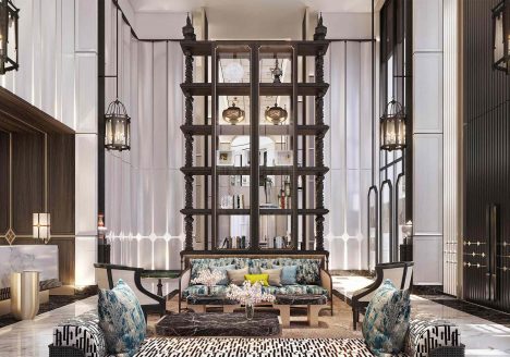 InterContinental Chiang Mai The Mae Ping lobby.