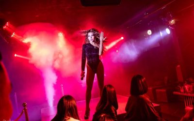 HouseOfHeals Drag Queen performs on stage