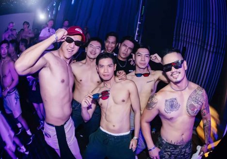 Party revellers enjoying the RGB Pride Party